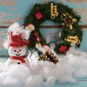 Super Realistic Fluffy Pull-Apart Artificial Snow 1 Pound, Coverage Expands to 180 sq ft