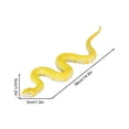 thumbnail image 1 of Super Realistic Rubber Snake Drives Away Birds Realistic TPR Fake Snake Suitable For Garden Cobras Rattlesnakes And Venomous Snakes Etc, 1 of 4