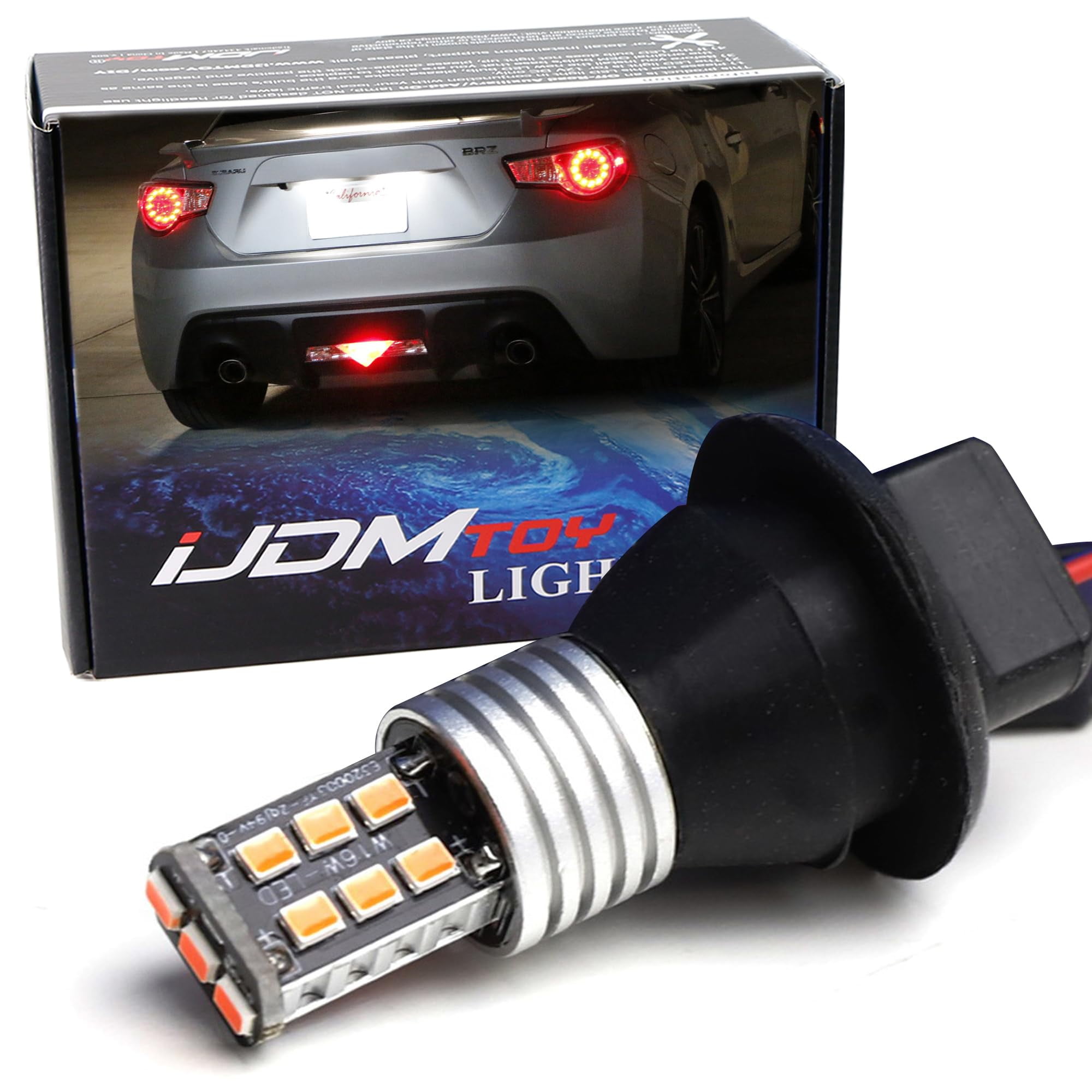 Rms Rear Flashes Super Red Strobe Flash Rear Fog Light Kit For Scion FR-S tC Toyota 86 ...