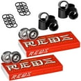 Super Reds Skateboard Bearings, 2 x 8 Packs w/Spacers and Washers