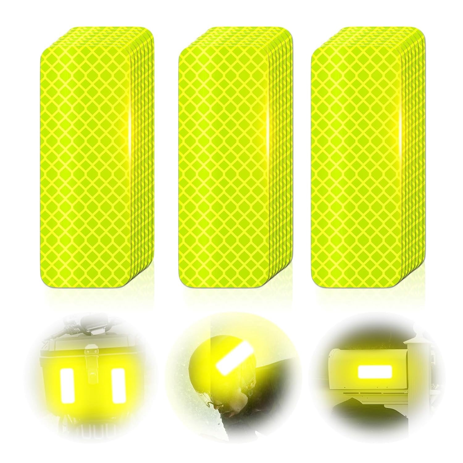 Super Reflection 20 Pcs Reflective Stickers, 3.15
