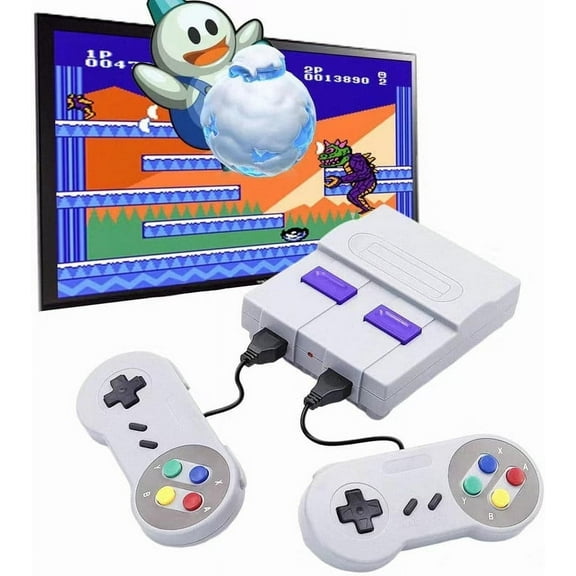 Super Retro Controllers, Classic Controllers System Built-in 821 Plays and 2 Controllers, HDMI Output, Plug and Play 8-Bit Vintage Entertainment System - Old-School Playing System for Adults and Kids