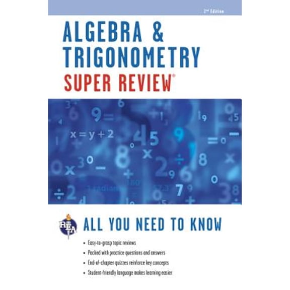 Pre-Owned Algebra & Trigonometry Super Review (Paperback) 0738611182 9780738611181