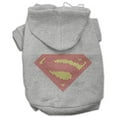 thumbnail image 1 of Super! Rhinestone Hoodies Grey XXL - 18, 1 of 1