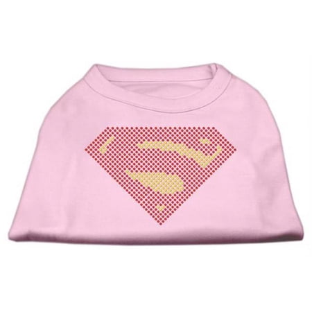 Super! Rhinestone Shirts Light Pink S - 10