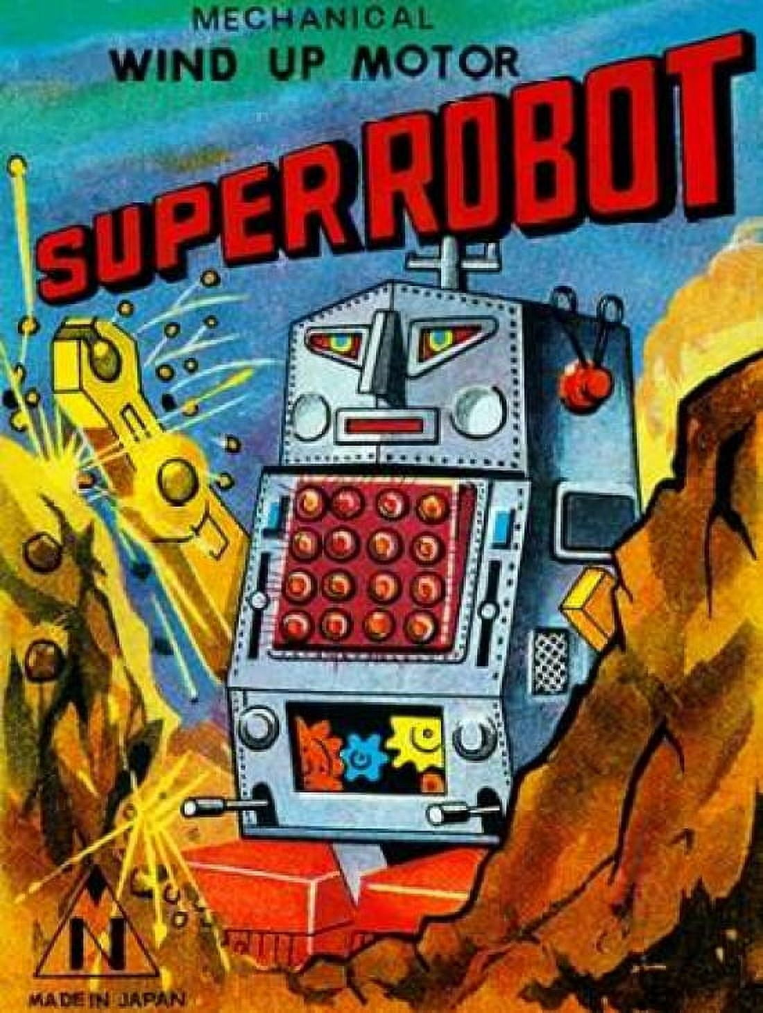 Super Robot Canvas Art - Retrobot (22 x 28)