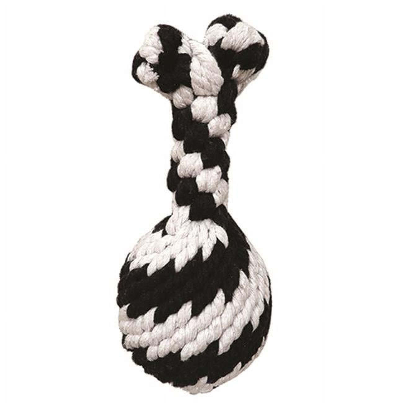 Super Rope Gummer with Squeaker Dog Toy 8 in.