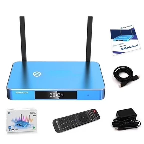 Super S6 MAX 6K Ultra HD Output 4+64GB Home Entertainment Receiver Time Shift