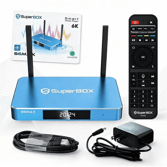 Super S6 MAX 6K Ultra Home Entertainment Receiver 4+64GB 7-DayTime-Shift