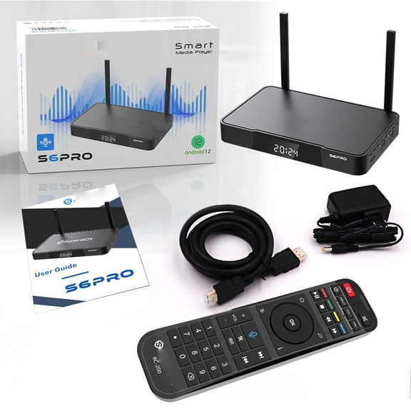 Super S6 Pro 6K Ultra HD Output 32GB Home Entertainment Receiver