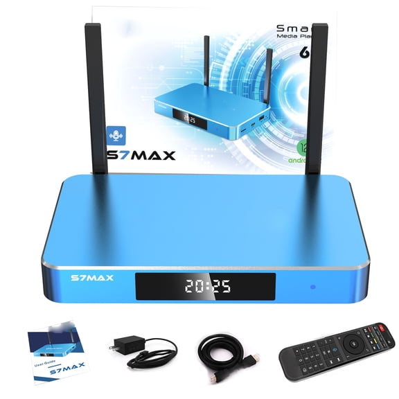 Super S7 MAX 6K Ultra HD Output 4+64GB Home Entertainment Receiver 7 Day Time Shift