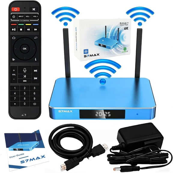Super S7 MAX 6K Ultra HD Output Home Entertainment Receiver 7 Day Time Shift