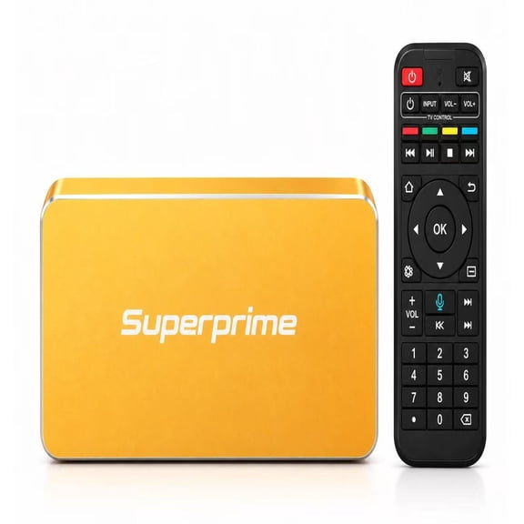 Super S7P RIME 6K Home Entertainment Media Player, Voice Control, and 7-Day Archive