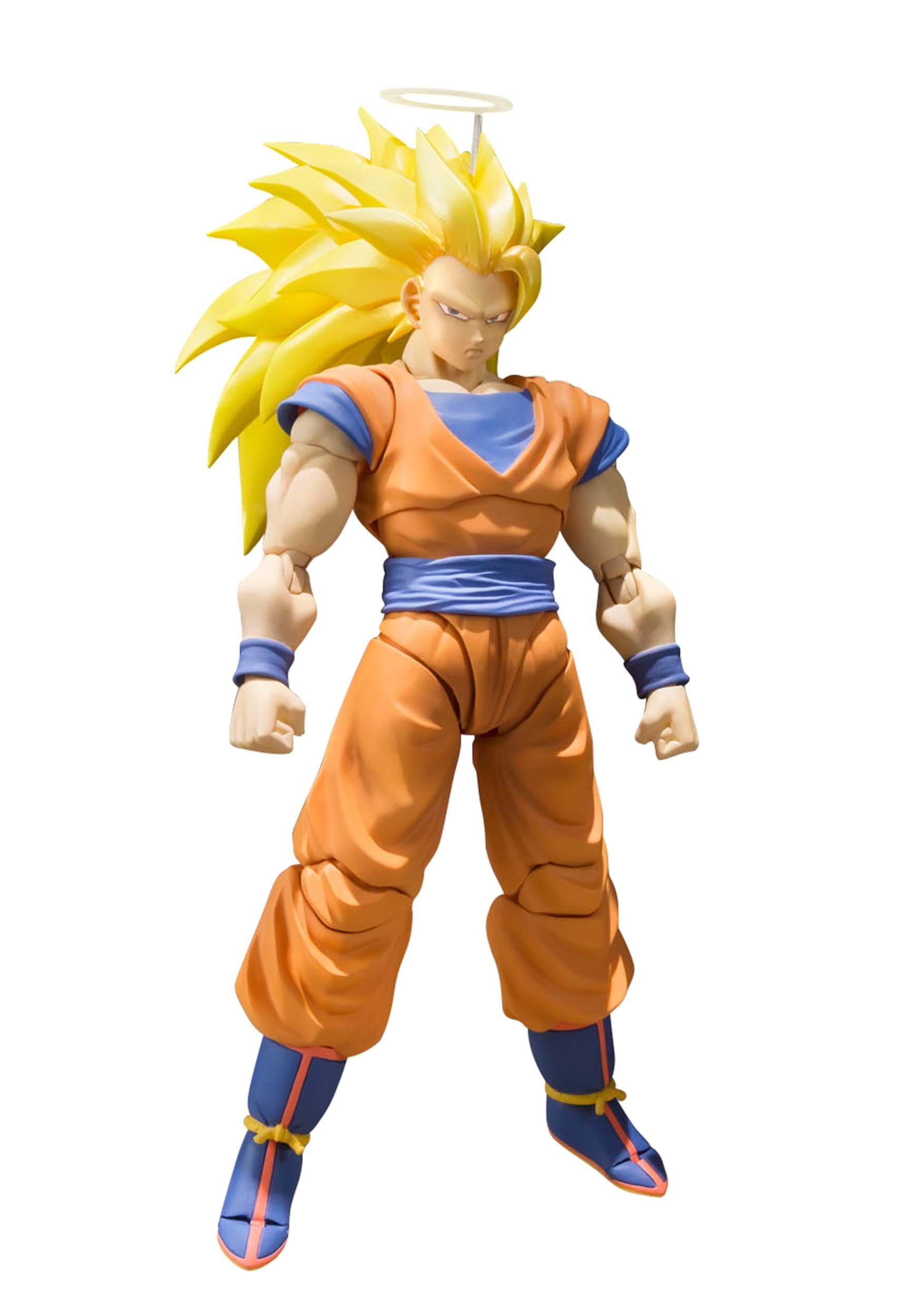  Dragonball Z Bandai 6 Inch Dragon Hero SemiPoseable Vinyl  Figure Super Saiyajin 3 Son Goku : Toys & Games