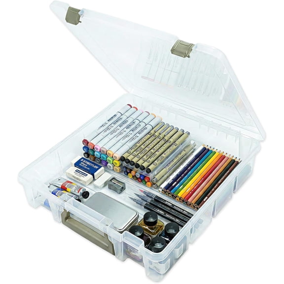 Super Satchel 1 Compartment Box Clear Craft Organizer Storage Case