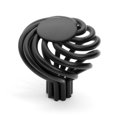 thumbnail image 1 of Super Saver Birdcage Spiral Cabinet Knob- Flat Black, 1 of 1