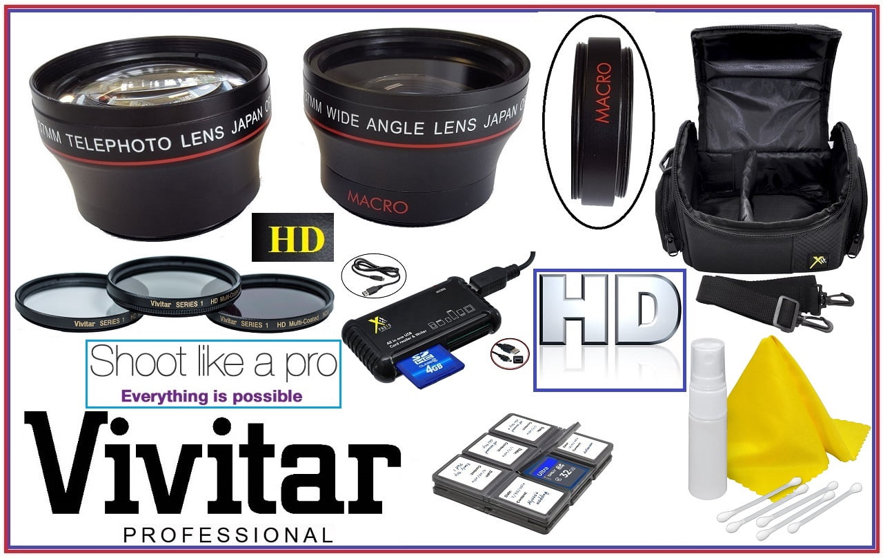 Pack Accessoires Hi Def Pour Caméscope Canon Vixia HF W10/W11