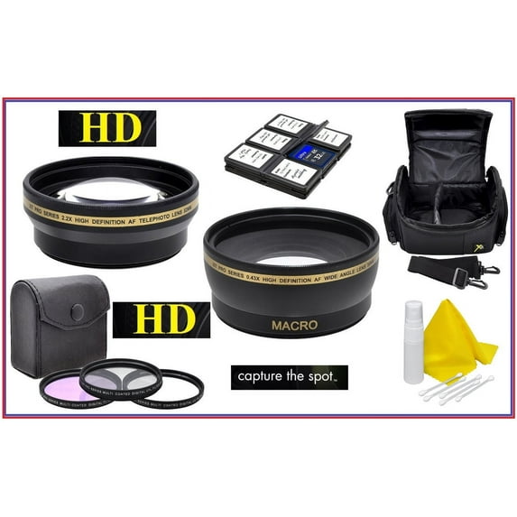 Super Saving Hi Def Accessory Pack for Canon XA55 XA50 XA45 XA40 Vixia HF G60 G50 G70