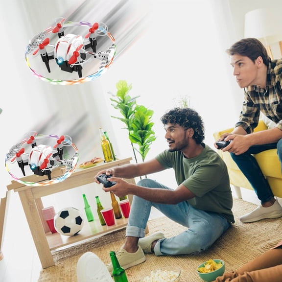 Week karymi 2025 Mini Remote Control Kids Drone - 360 Flip 90 Flight with Rotating Lights and Crash Gift Ideas Week