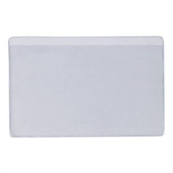 SUPERSCAN Press-On Vinyl Envelopes Long Side Open 4" x 6" Clear 50/Case LH209