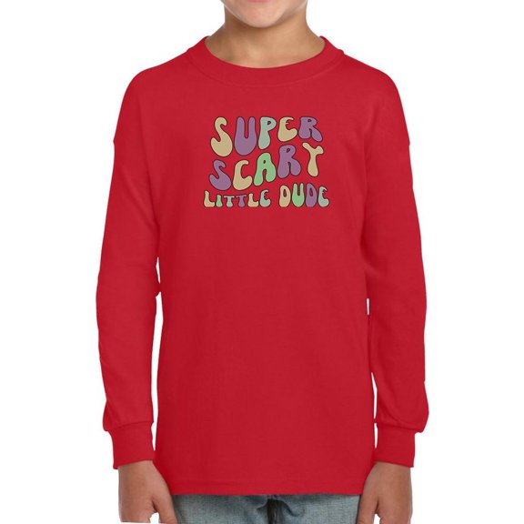 Super Scary Little Dude Long Sleeve Toddler -Image by Shutterstock,  3 Toddler
