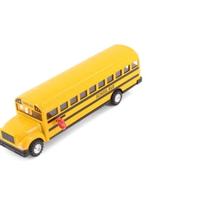 Super School Bus, Yellow - ModelToyCars 9948/4D - 8.5" Scale Diecast Model Car
