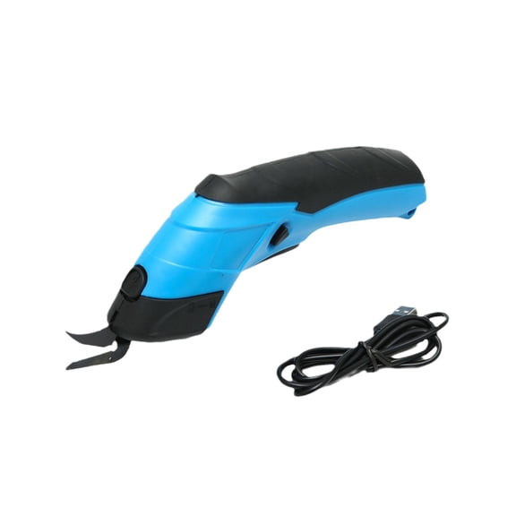 Super Scissors, Cardboard CutterElectric Box Cutter,Ultimate Cutting Tool for Home& Craft,Cordless Electric Scissors Blades IncludedCutting Fabric, Cardboard & Plastic(blue)