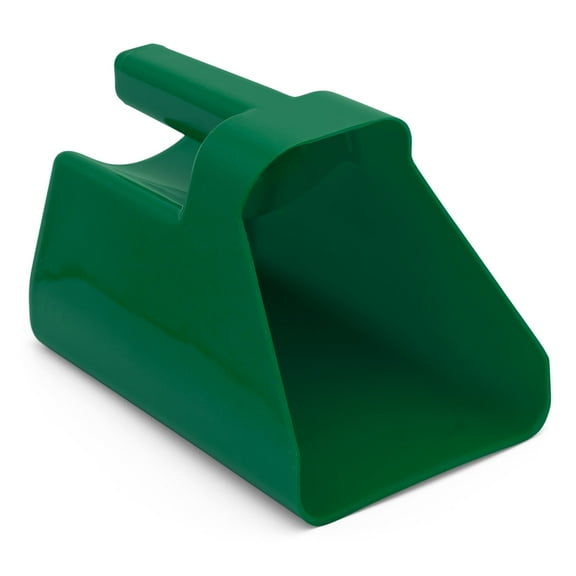 Jeffers Super Scoop 3 Qt Plastic Feed Scoop, Heavy Duty - Dark Green