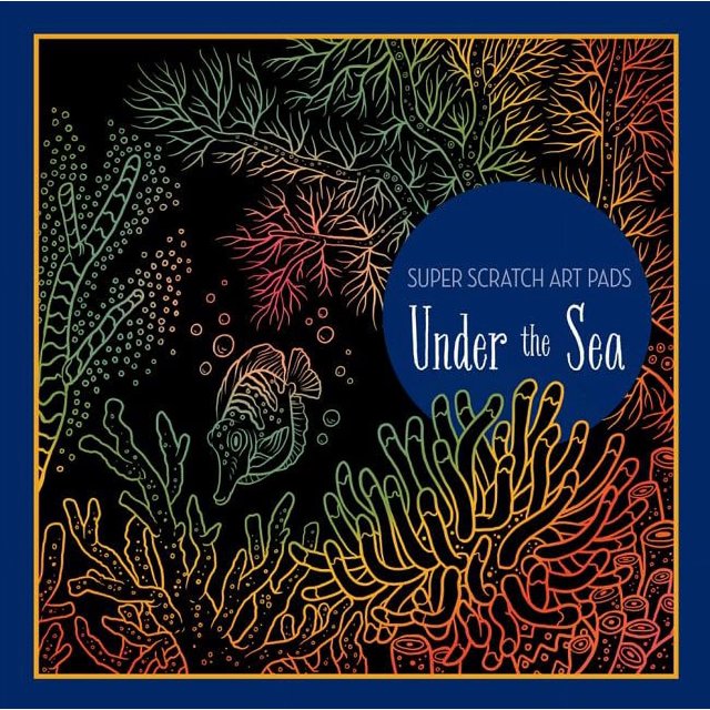 Super Scratch Art Pads Under the Sea, (Paperback)