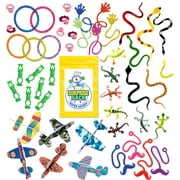 100 Pc Terrific Toy Assortment Party Favors for Kids, Goodie Bag Fillers, Pinata Filler, Carnival prizes, Birthday Party, School Classroom