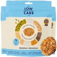 thumbnail image 1 of Super Seed Crackers, Gluten Free & Keto Friendly Healthy Snacks, Vegan, Zero Sugar, Paleo & Diabetic Friendly, Nut Free, 20g High Protein, 18g High Fiber, 3.56oz Each, 3-pack, Original, 1 of 8