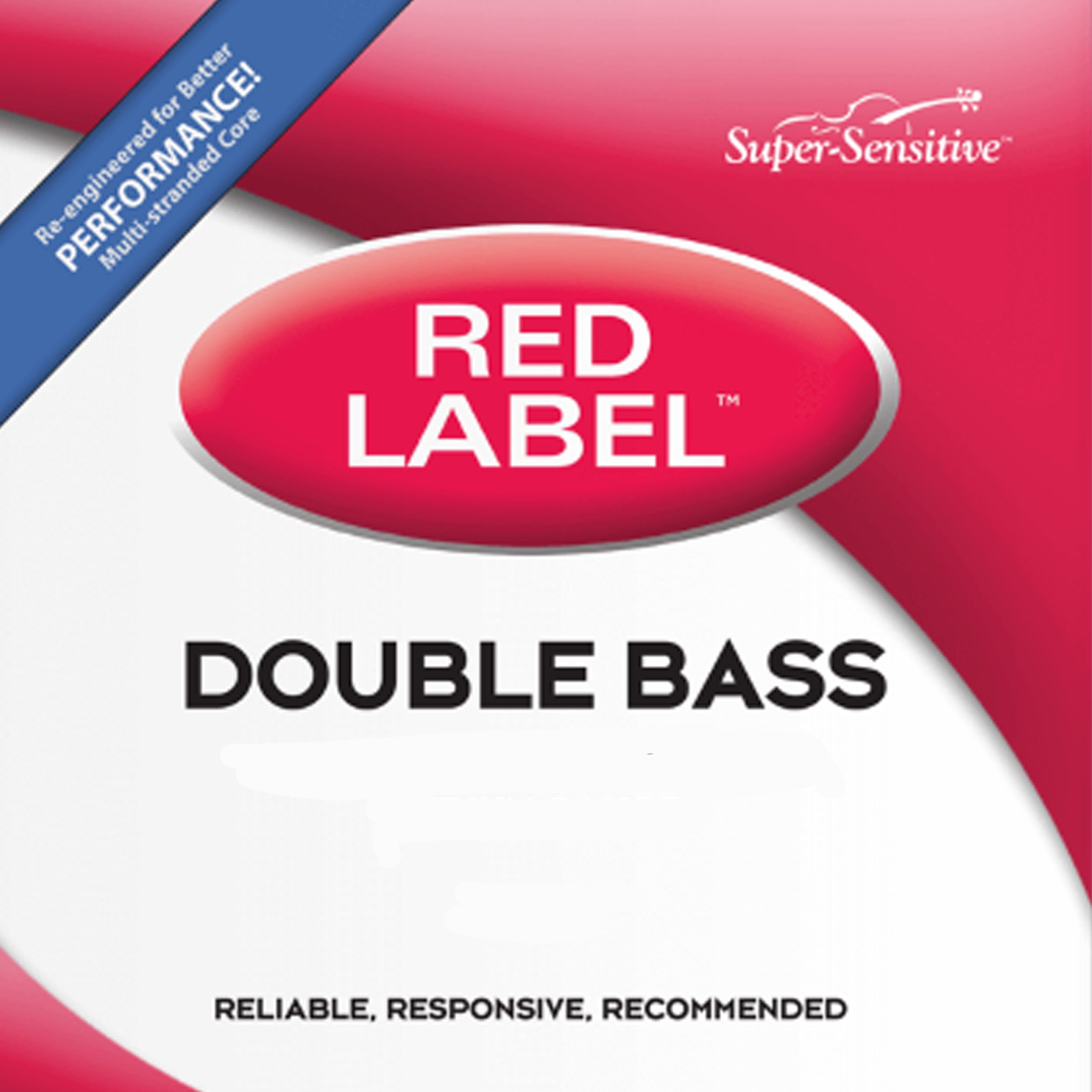 Super Sensitive Bulk Red Label Bass A Single String 1/2 Incremental Bulk 10-Pack