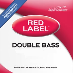 Super Sensitive Bulk Red Label Bass G Single String 3/4 Regular Bulk 10-Pack