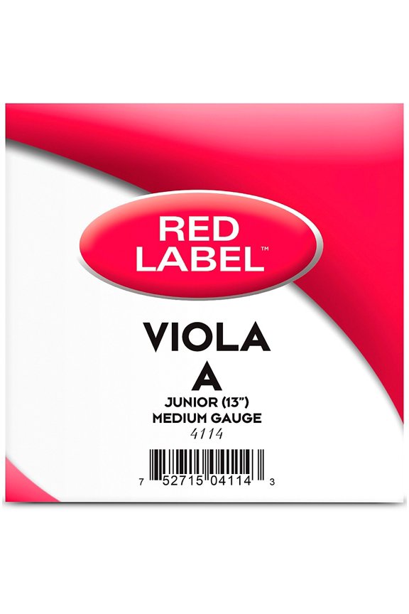 Super Sensitive Red Label Series Viola A String 13 in., Medium
