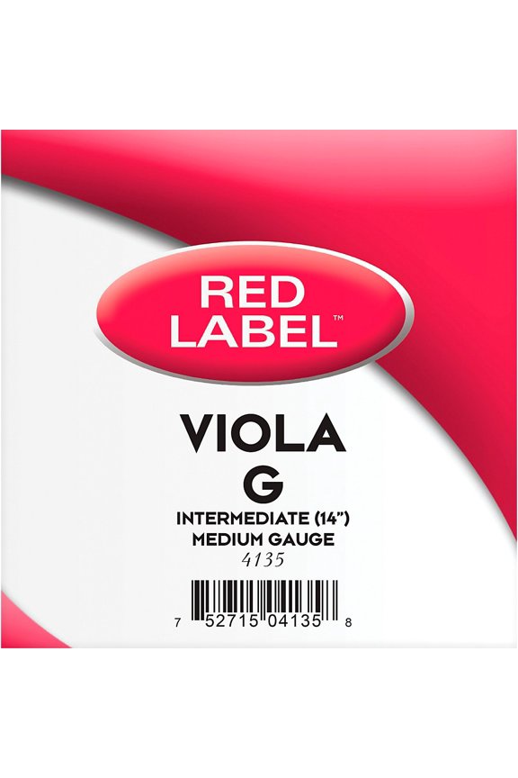 Super Sensitive Red Label Series Viola G String 14 in., Medium