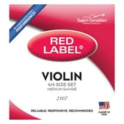 Super-Sensitive Red Label Violin Set of Strings - 4/4 Length - Medium Gauge