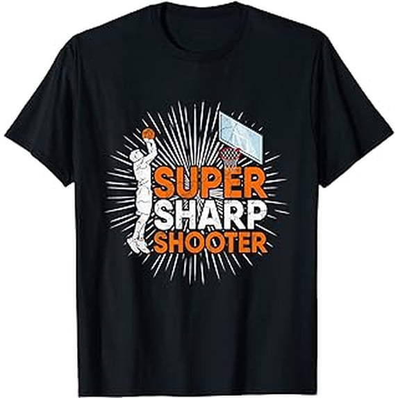 Super Sharp Shooter Basketball Hoops Ball Dunk T-Shirt