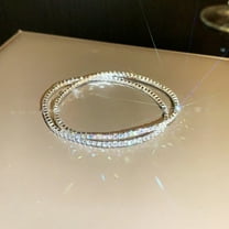 Super Shiny Crystal All-Match Full Diamond Rhinestone Elastic Bracelet