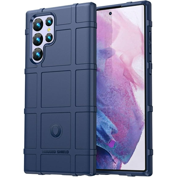 Super Shock Resistant for Samsung Galaxy S22 Ultra (Not S22) Case,Heavy Duty Shockproof Military Grade Drop Tested Case Sturdy Bumper Rugged Phone Cover for Samsung Galaxy S22 Ultra HD Blue