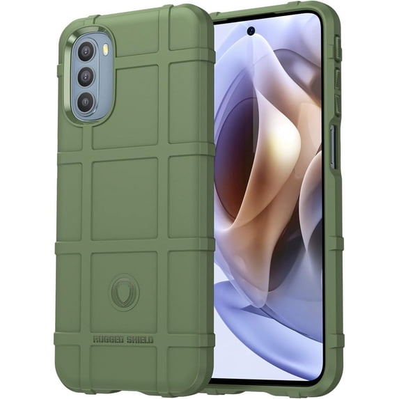 Super Shock Resistant for Motorola Moto G31 Case,Heavy Duty Shockproof Military Grade Drop Tested Case Phone Cover for Moto G41/G31 HD Green
