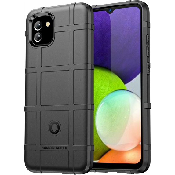 Super Shock Resistant for Samsung Galaxy A03 Case,Heavy Duty Shockproof Military Grade Drop Tested Case Phone Cover for Samsung Galaxy A03 HD Black