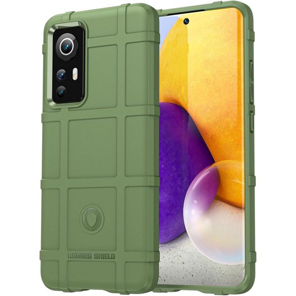 Super Shock Resistant for Xiaomi 12S/12X/12 Case,Heavy Duty Shockproof Military Grade Drop Tested Case Phone Cover for MI 12/12X HD Green