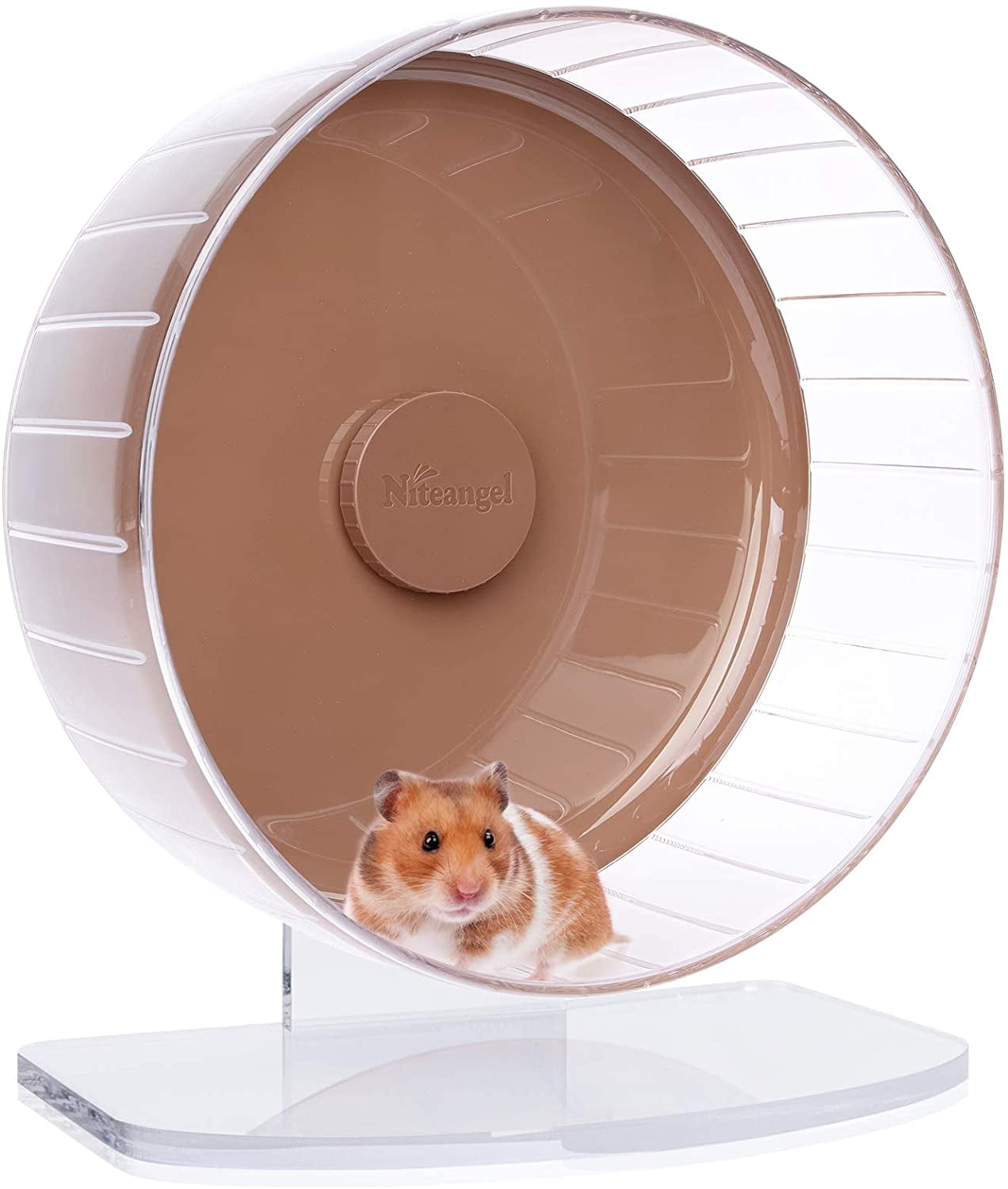 Super-Silent Hamster Exercise Wheels: - Quiet Spinner Hamster Running Wheels with Adjustable Stand for Hamsters Gerbils Mice Or Other Small Animals