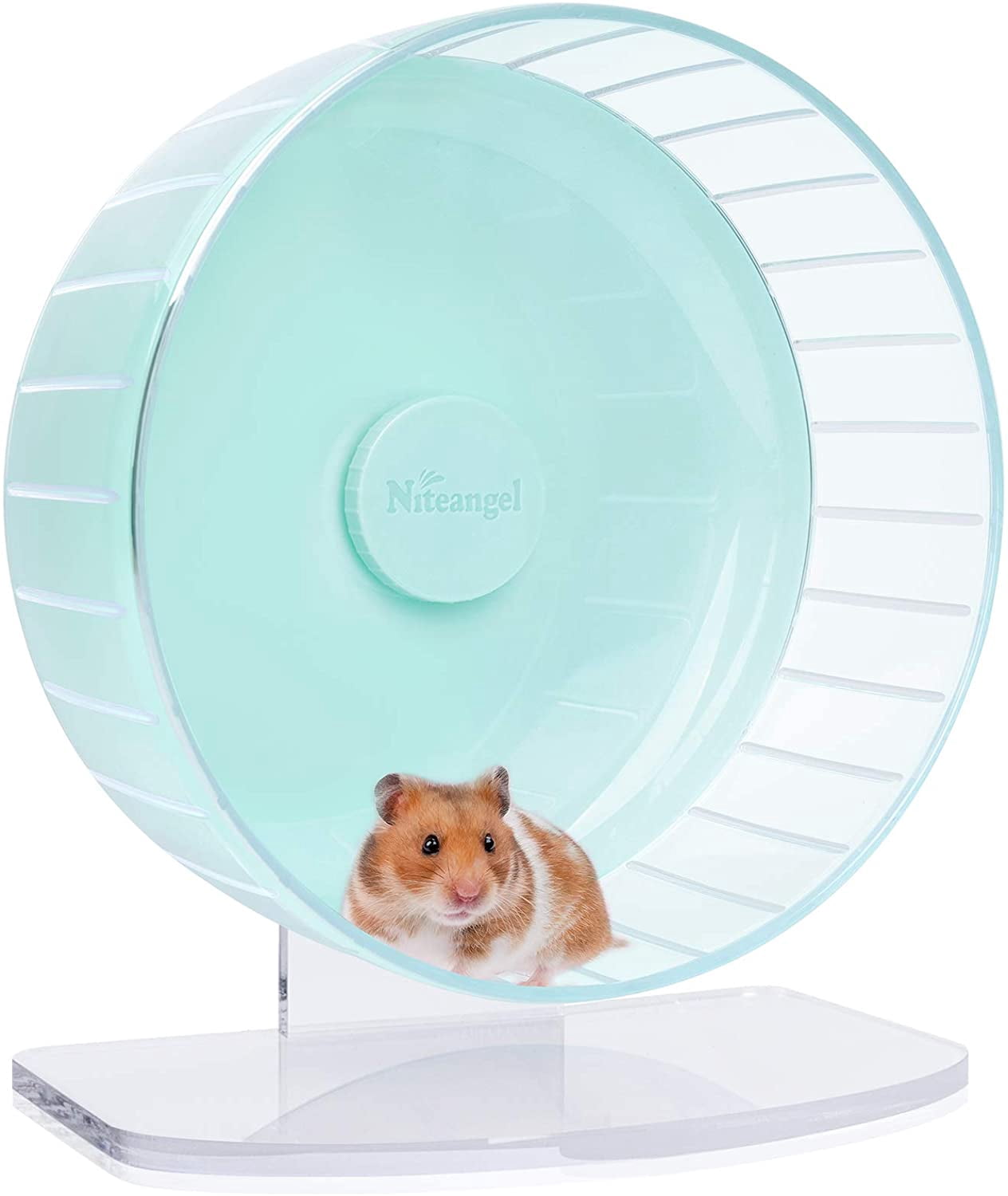 Super-Silent Hamster Exercise Wheels: - Quiet Spinner Hamster Running Wheels with Adjustable Stand for Hamsters Gerbils Mice Or Other Small Animals