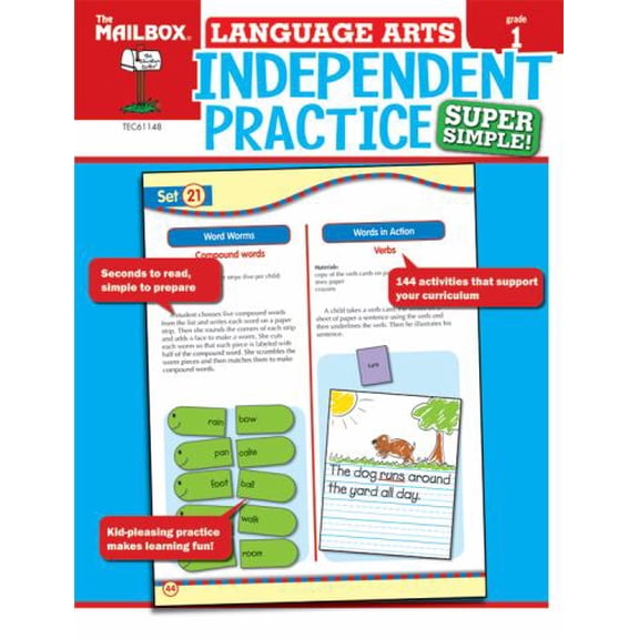 Pre-Owned Super Simple Independent Practice: Language Arts (Gr.1) (Paperback) 1562348396 9781562348397