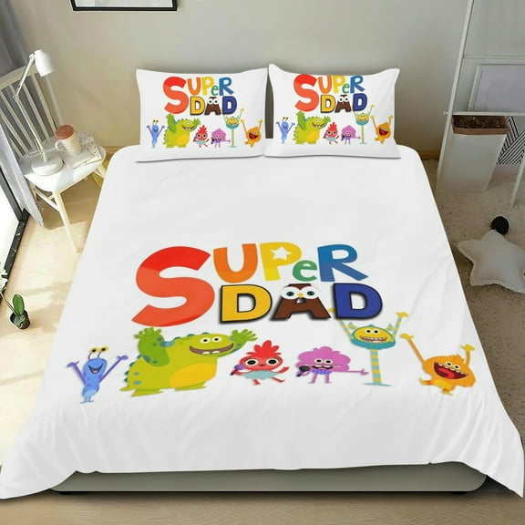 Super Simple Song Themed Bed Sheet Set Three Piece Set 53x79 Inches Comfortable And Skin Friendly Unique Design Creating A Star Studded Night
