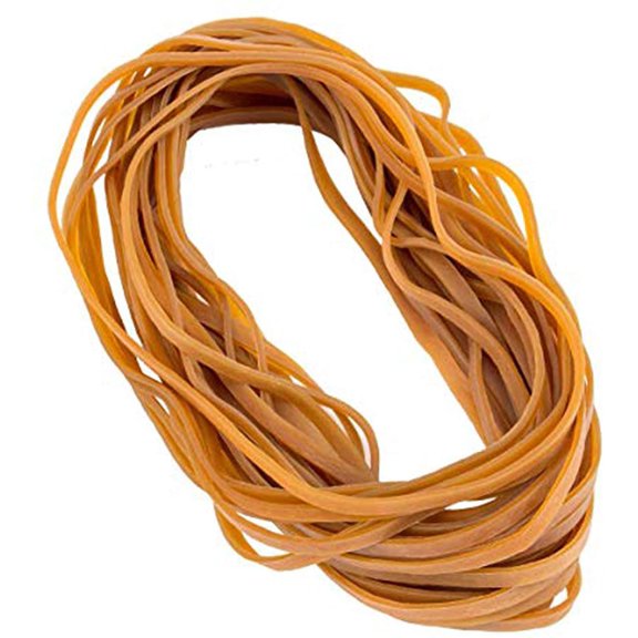 Super Size Rubber Bands - 60 Pcs Large Heavy Duty Latex Bands, Thick Multi Function Elastic Wrapping Long for Office Outdoor Tie Up Garbage Bag Notebook File Packing Moving