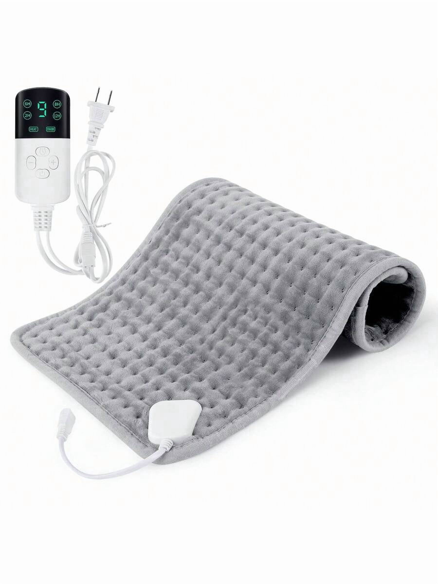Temperature Controller Pad Super Sized Electric Heating Pad - 9-Level Temp Control, Timed Function ...