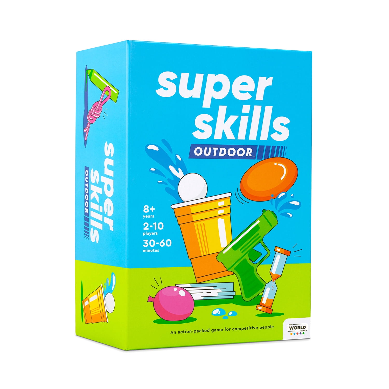 Super Skills Outdoor Yard Game – Summer Backyard Games for Kids 8 and Up, Teens & Adults - Fun Water Party for The Whole Family