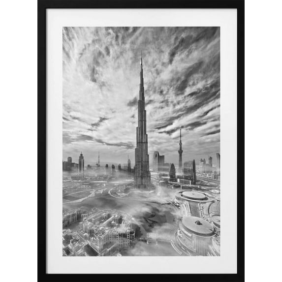 Super Skyline Framed Art Modern Wall Decor
